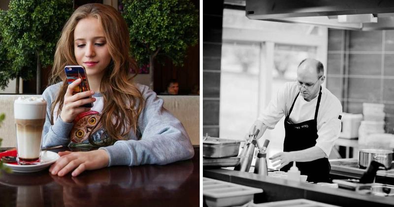 Daughter's clip of dad awaiting customers at struggling restaurant gets best response