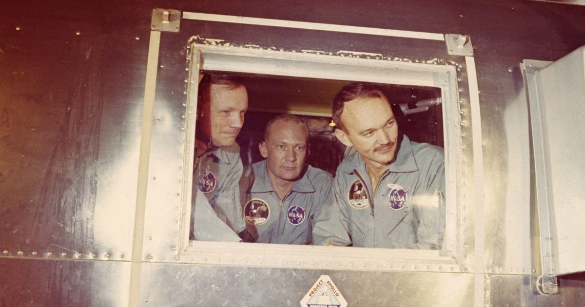 Strange reason Apollo 11 astronauts were locked up with mice in a container upon returning to Earth