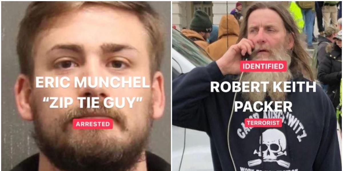 The Instagram page ID'ing terrorists who invaded the Capitol is back online