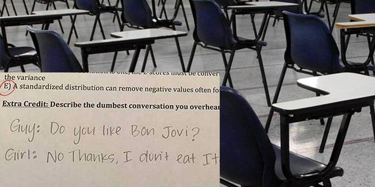 A teacher's viral extra credit questions lure students into a phenomenal prank